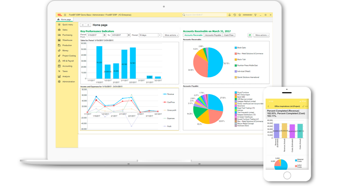 ERP solution for distribution and contracting companies