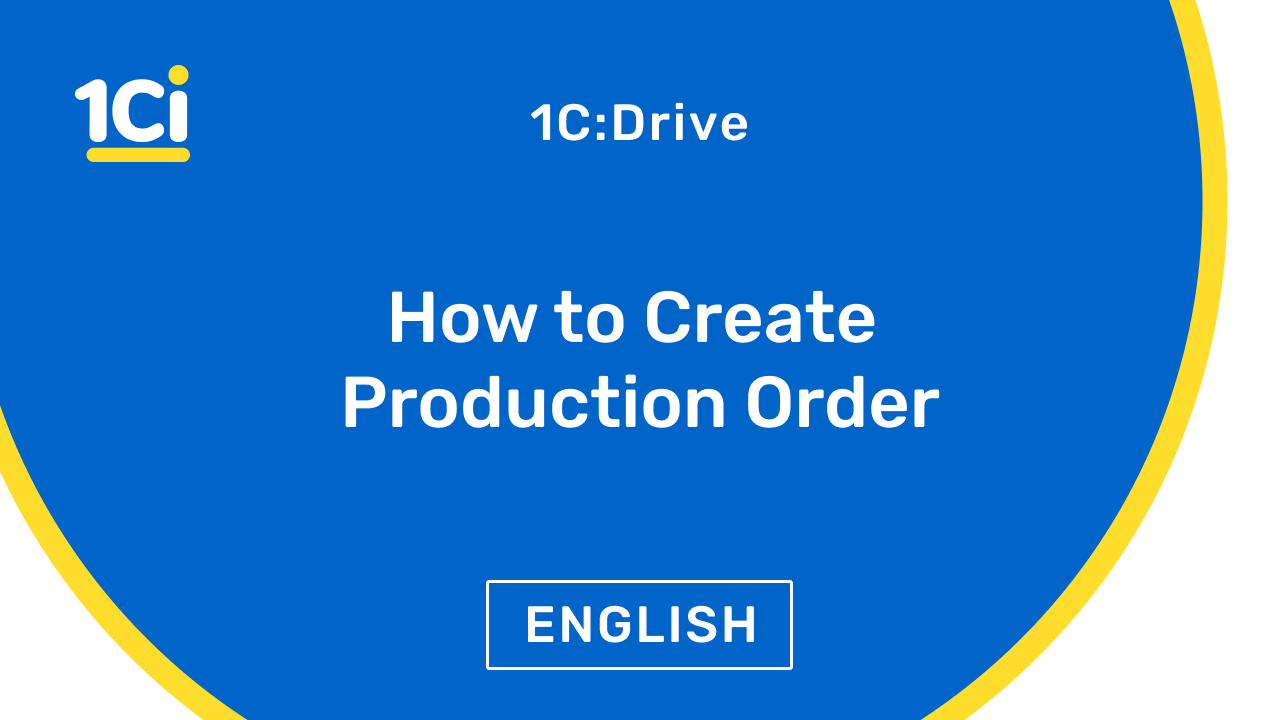 How to Create Production Order