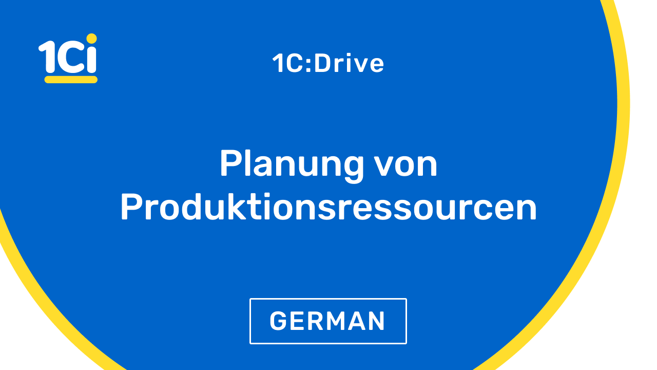 Planung von Produktionsressourcen